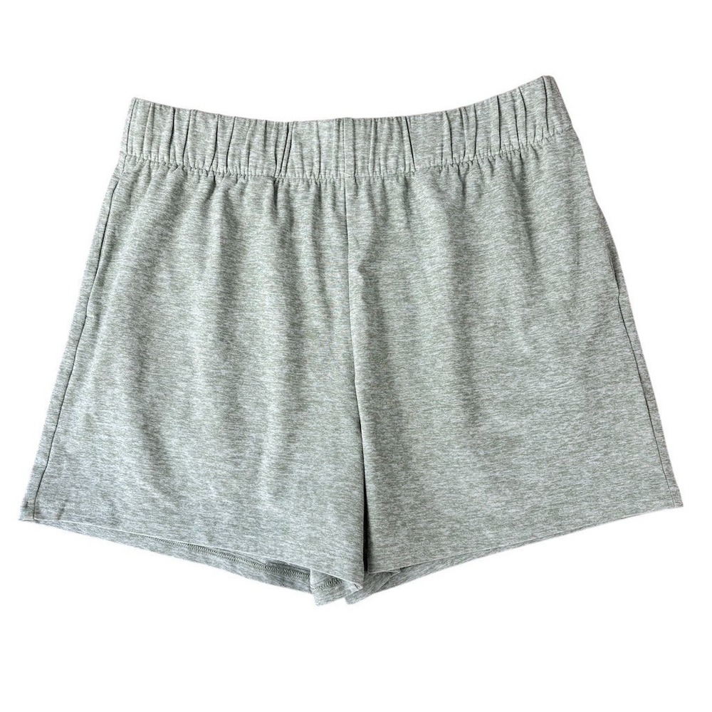 Outdoor Voices Sweat Shorts Womens Size S‎ Heather Green Drawstring